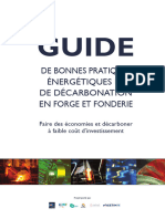 Bonnes Pratiques Énergétiques Et de Décarbonation en Forge Et Fonderie