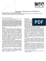 Combining Pulsed Neutron Spectroscopy and LWD Resistivity For Analysis Behind Casing in Small Holes