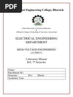 HVE Laboratory Manual