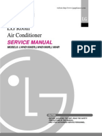 LG Room Air Conditioner Service Manual - Models LWHD 1500er, LWHD 1800R, L1804R