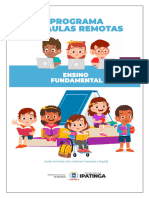 Programa de Aulas Remotas - 6º ANO