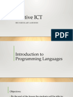 L1 - Introduction To Programming Language 1