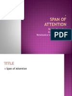 SPAN OF ATTENTION - Practicum3