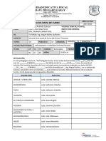 Acta de Junta de Curso Reformada 2023 - 2024