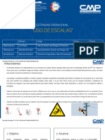 Estándar Operacional Uso de Escalas