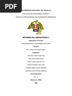 G2. Informe de Laboratorio 3 - Contaminación y Tratamiento de Agua