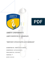 Amity University: History of Rockets and Missiles