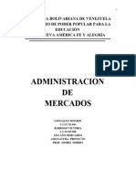 Administracion de Mercados