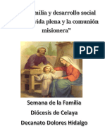 Fam.y Desarrollo Social para La Vida Plena y La Comunicacion Misionera 2023