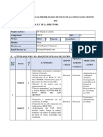 Hoja de Ruta Primer Bloque Semana de Gestión