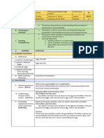 Lesson Plan Math10-Solves Problems Involving Combination