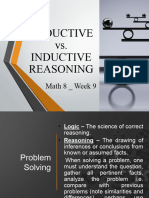 Inductive and Deductive Reasoning