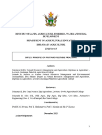 Principles of Fruit and Vegetable Processing SKP 121