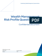 Wealth Management Risk Profile Questionnaire