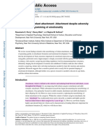 Neurobiology of Infant Attachment - Attachment Despite Adversity and Parental Programming of Emotionality