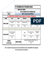 L2-S3 Emploi Du Temps Computer Science - S16