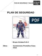 Plan de Seguridad y Salud de Obra - Edificio Portofino