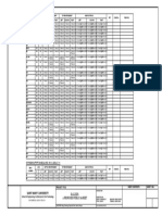 Roof and Beam Support Schedule