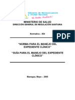 N 004 AM 115 08 ExpedienteClínico Formatos 17 01 11