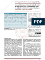 The Influence of Financial Literacy and Financial Attitude On The Behavior of Financial Managers With Locus of Control As An Intervening Variable in Jember District Government Employees