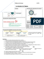 Chp3 de L'atome À L'élément Chimique TD Structure de L'atome