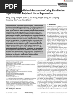 Advanced Materials - 2023 - Zhang - Mimosa Inspired Stimuli Responsive Curling Bioadhesive Tape Promotes Peripheral Nerve