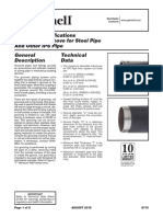 Standard Specifications Roll and Cut Groove For Steel Pipe and Other IPS Pipe Technical Data General Description