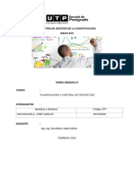 Tarea #01 - Planificacion y Control de Proyectos