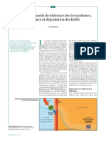 Biodiversité, Seuils de Tolérance Des Écosystèmes, Résilience Et Dégradation Des Forêts