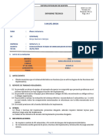 Informe 125 - 2024 de Evaluación de Minicargador