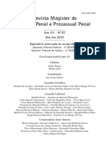 Revista Magister de Direito Penal e Processual Penal: Ano XV - #87 Dez-Jan 2019