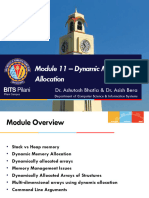 Module 11 - Dynamic Memory Allocation