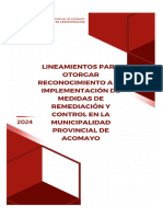 Lineamientos para El Reconocimiento - Sci