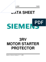 Siemens 3RV Motor Starter Protector