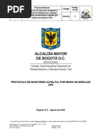 PPMQ-PT-009-V2 Protocolo de Monitoreo Satelital Por Medio de Modulos GPS
