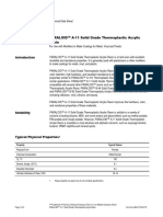 884 01153 01 Paraloid A11 Solid Grade Thermoplastic Acrylic Resin Tds