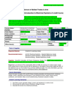 MECH 1001 Master Syllabus