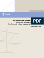 Synthesis Study On Best Practices and Innovative Approaches To Capacity Development in Low-Income African Countries