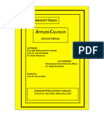 Applied Calculus Farkaleet Series