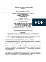 Primer Trabajo Practico de Derecho Internacional Publico