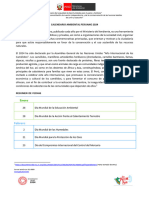 Calendario Ambiental 2024