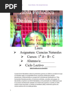 Tabla Periodica de Los Elementos