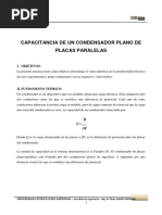 LAB. N°5 (Capacitancia de Un Condensador Plano de Placas Paralelas)