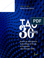 TAU 30 ANOS: História Do Departamento de Tecnologia Do Design, Da Arquitetura e Do Urbanismo UFMG