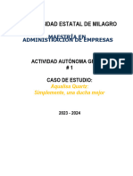 ACTIVIDAD AUTÓNOMA GRUPAL 1 - CASO Aqualiza Quartz 15 Puntos