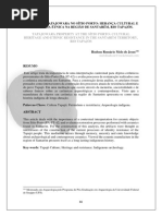 Patrimônio Tapajowara No Sítio Porto Herança Cultural e Resistência Étnica Na Região de Santarém, Rio Tapajós.