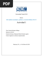 M2 Análisis Económico, Político y Social de México FLN C