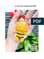 Receita Abelha Chaveiro Amigurumi PDF Gratis