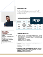 Deepak Tiwari CV. U