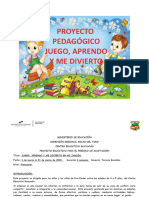 Proyecto de Preescolar Marzo 2023